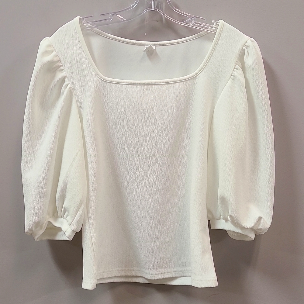 White dress top